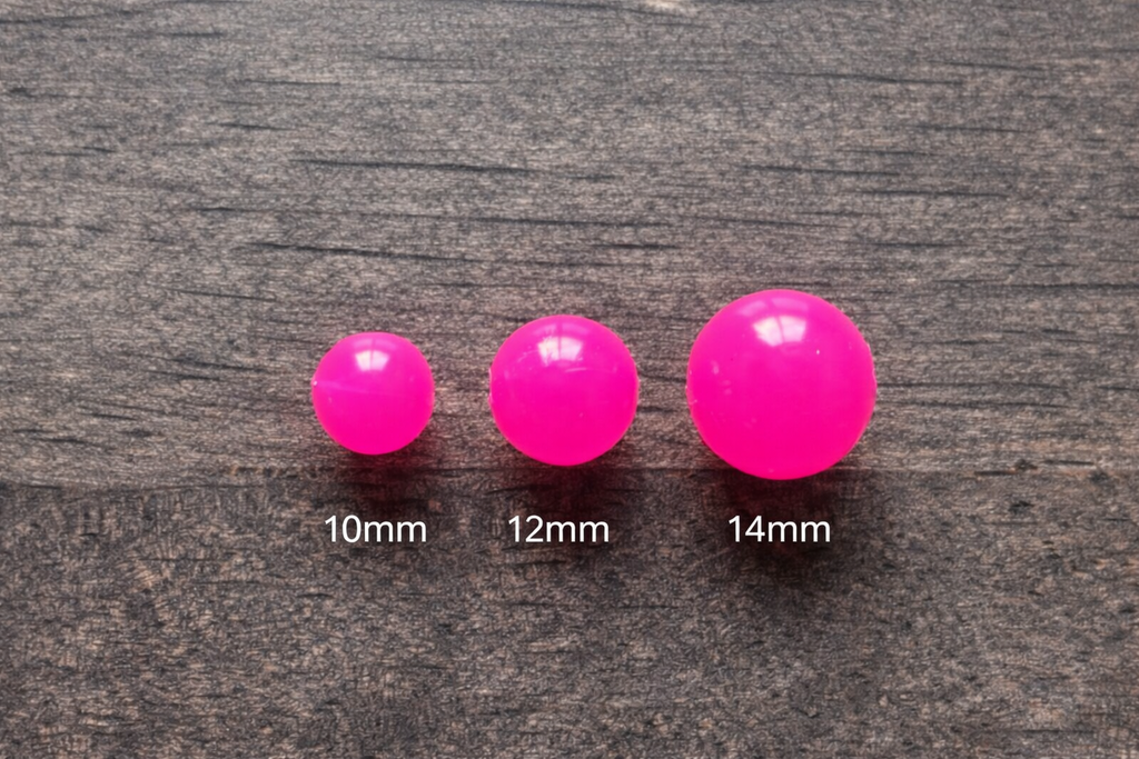 Pink Fury 14mm Soft Plastic Bead