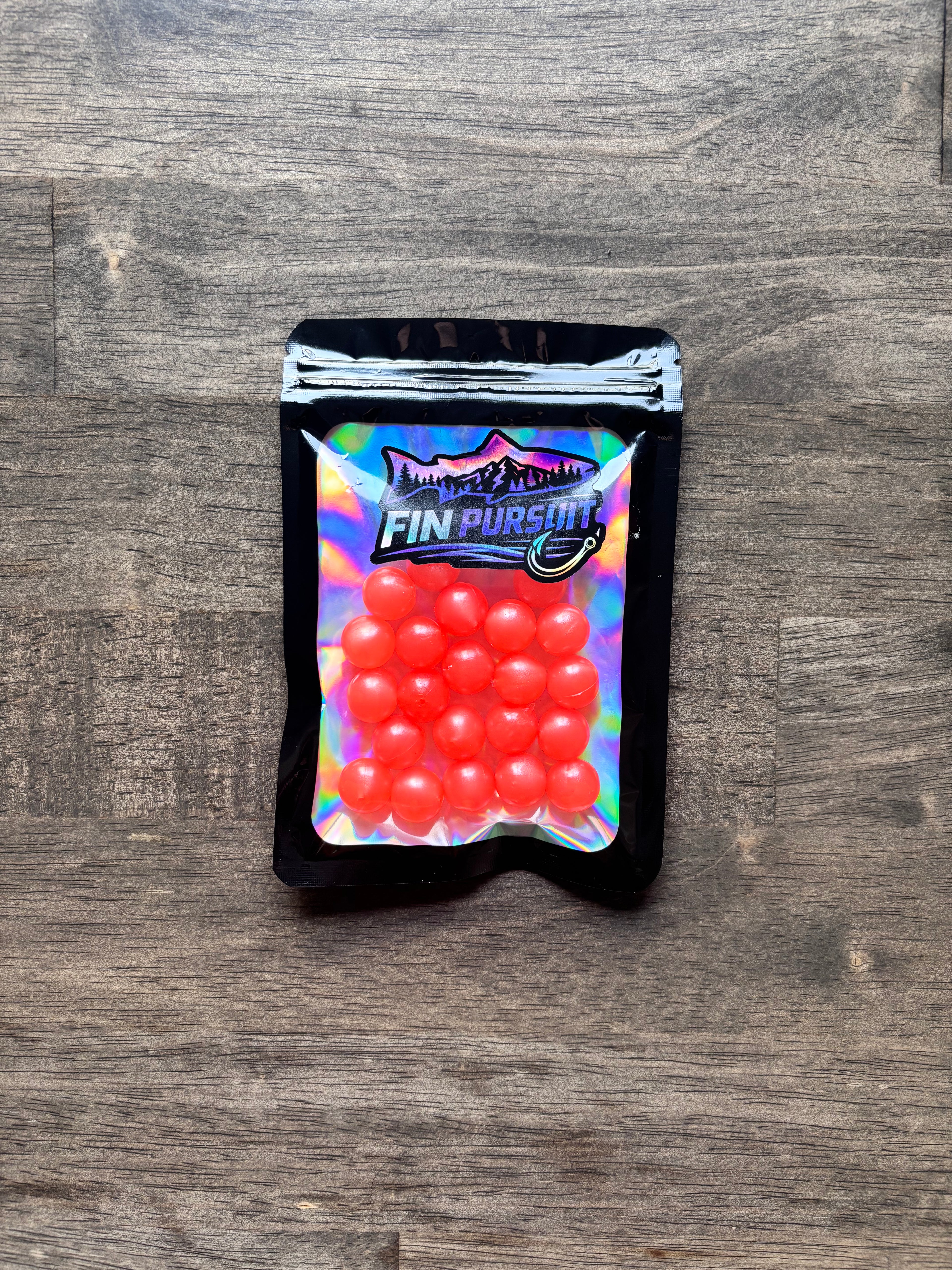 Pearl Peach 14mm Soft Plastic Bead