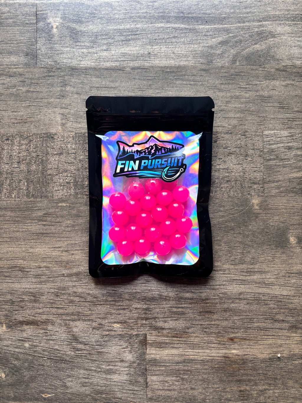 Pink Fury 14mm Soft Plastic Bead