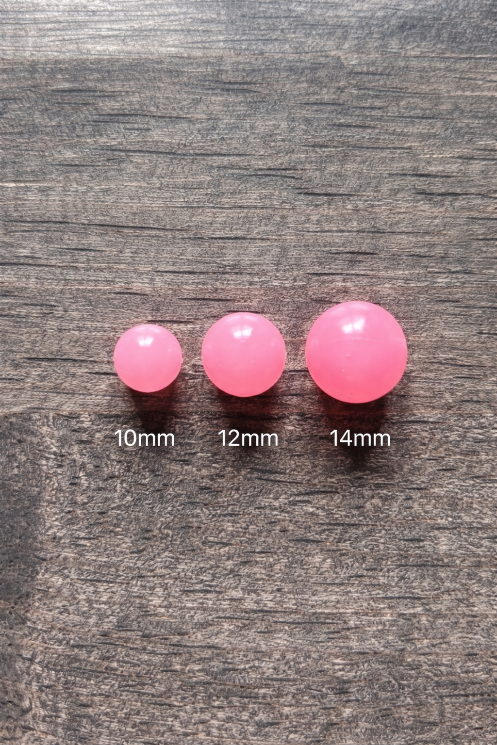Strawberry Milk 10mm Soft Plastic Bead